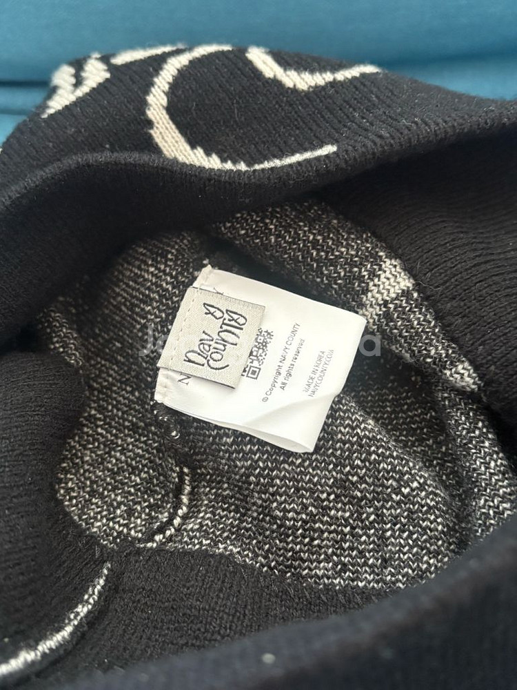 마지막가격) 네이비카운티 비니 러닝모자 숏비니 울비니--4