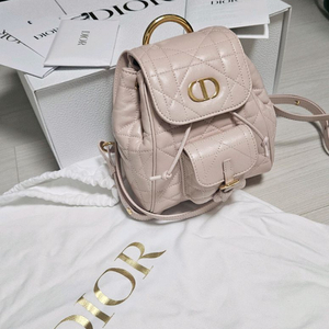 디올 카로 백팩 스몰 핑크