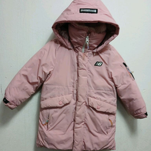 뉴발란스 키즈 패딩 구스다운점퍼 사이즈 100 이미지