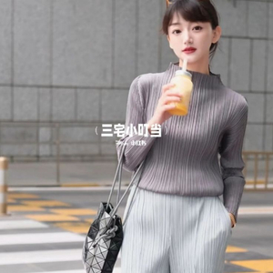 플리츠플리즈 베이직팬츠 연그레이 사이즈3 택달린새상품