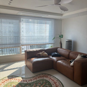 천연가죽 소파 세트