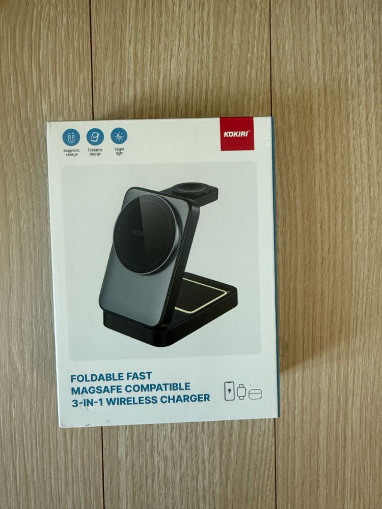 코끼리 3in1 무선 충전기 고속 폴딩 맥세이프--0