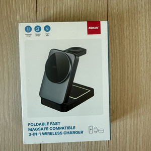 코끼리 3in1 무선 충전기 고속 폴딩 맥세이프