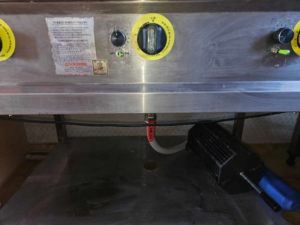 쿡메이트 직화구이기 통돌이 3구--2