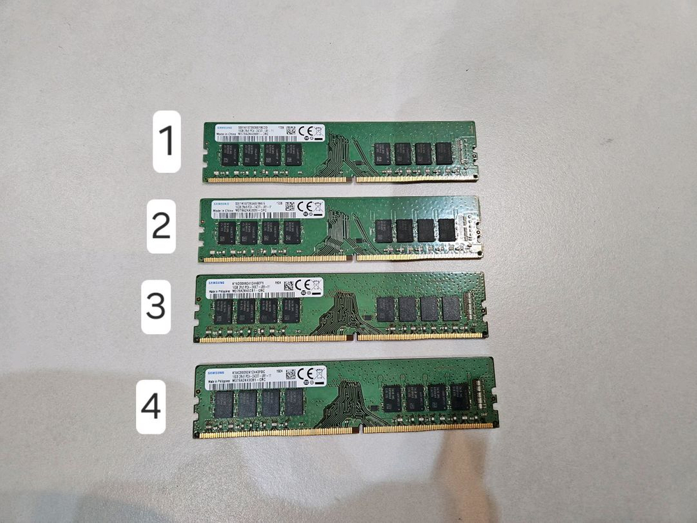 PC용 삼성램 DDR4 16GB 2400 1개당 가격--0
