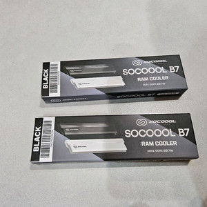 3RSYS Socoool B7 메모리 방열판 (블랙) 램쿨러