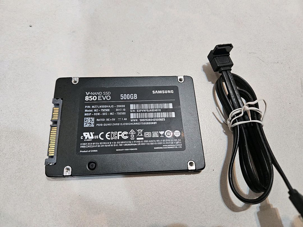삼성전자 850 EVO Series (500GB) SSD--1