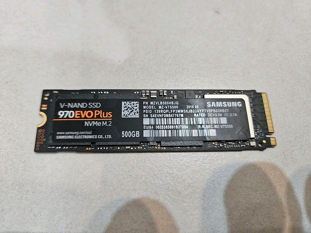 MZ V7S500 삼성전자 970 EVO Plus M.2 NVMe (500GB) SDD--0