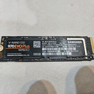MZ V7S500 삼성전자 970 EVO Plus M.2 NVMe (500GB) SDD
