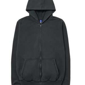 이지 갭 후드 집업 포에틱 블랙