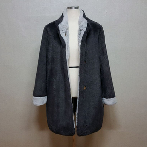 위버스 인조밍크 하프코트 66-77 상태좋음