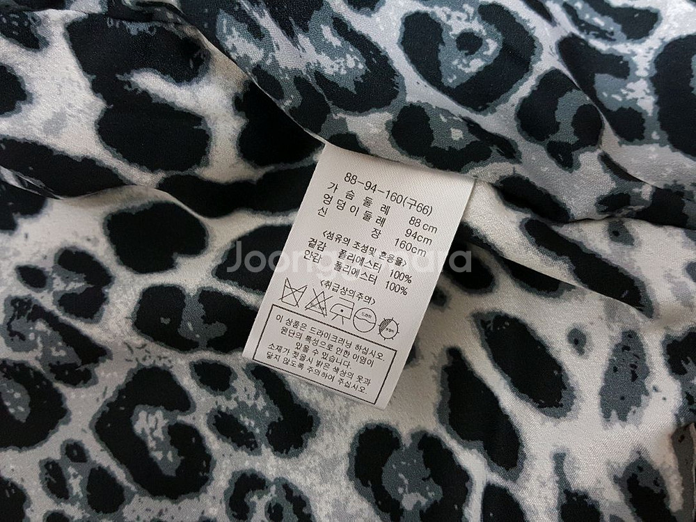 위버스 인조밍크 하프코트 66-77 상태좋음--5