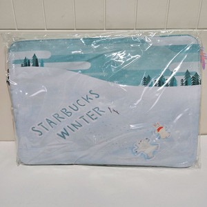 스타벅스 윈터 스노우 노트북 파우치 가방 랩탑 15인치 휴대폰 태블릿 케이스 거치
