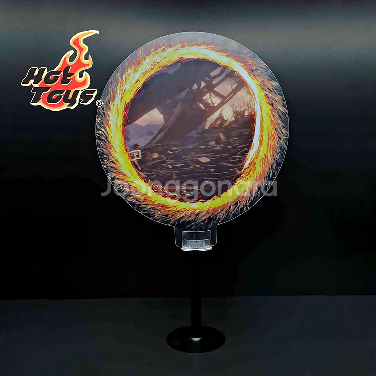 핫토이 닥터스트레인지 포털 배경지 세트 12인치 피규어--2