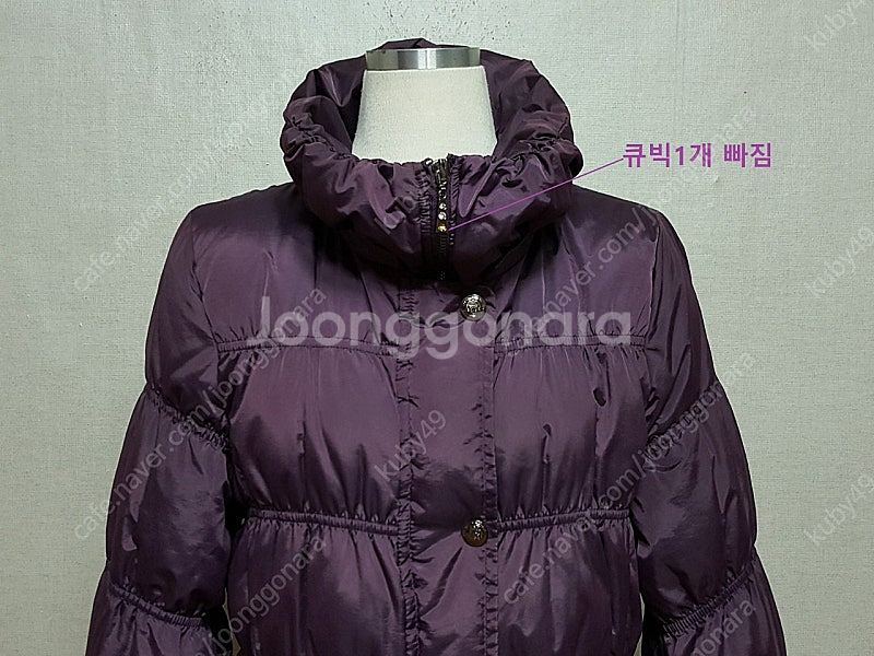 아니베 컬렉션 여성 오리털 패딩 66 상태좋음--4