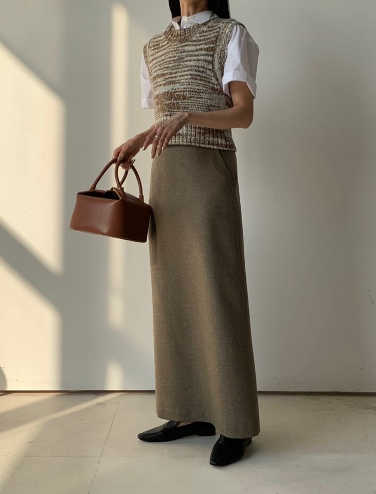 r2w 레디투웨어 알투더블유 kanda crop vest 1(s) 이미지
