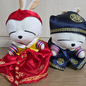 마시마로 한복 인형 2개 팝니다.(정품) 이미지