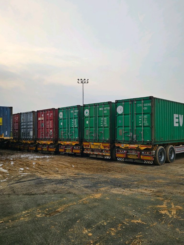 상태 좋은 40피트 수출용 컨테이너 이미지