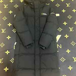 정품 내셔널지오그래픽 롱패딩 여성 블랙XS사이즈 이미지