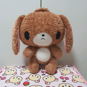 산리오 고전 슈가바니즈 쿠로우사 빈티지 30cm 관절 인형 누이 빅 토끼 / 고전문구 고전완구 희귀 빈티지 봉제인형