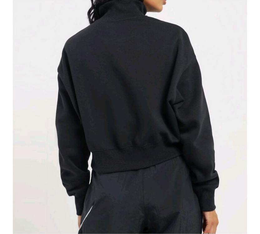 여.M-L) 나이키 여성 긴팔티, 하프짚 크롭 스웻셔츠 / 트레이닝 헬스 다이어트 요가--9