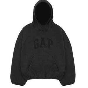 이지 갭 엔지니어드 바이 발렌시아가 도브 후드 워시드 블랙