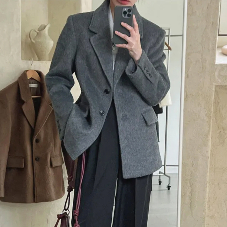 위드니노(WITH NINO) CLASSY 울자켓 새상품--2