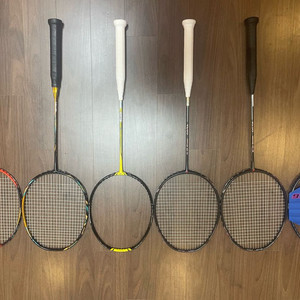 트라이온xo옥타그레이2자루, 요넥스 나노플레어1000z, 아스트록스 88d pro, 주봉 아폴론16