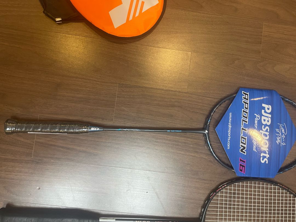 트라이온xo옥타그레이2자루, 요넥스 나노플레어1000z, 아스트록스 88d pro, 주봉 아폴론16 이미지