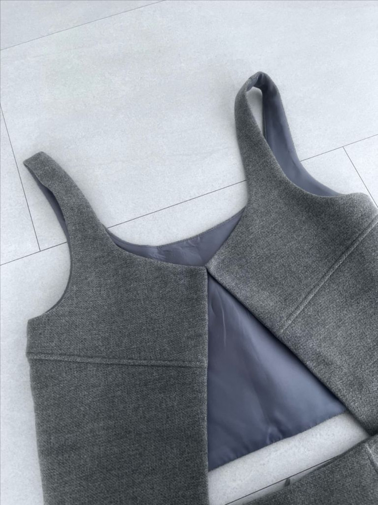 울 베스트 스커트 셋업 팔아요--3