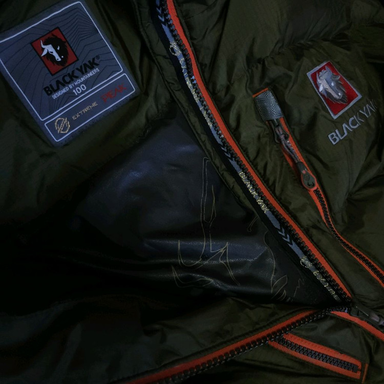 블랙야크 구스다운패딩잠바 100-105 거위턱점퍼 파카 이미지