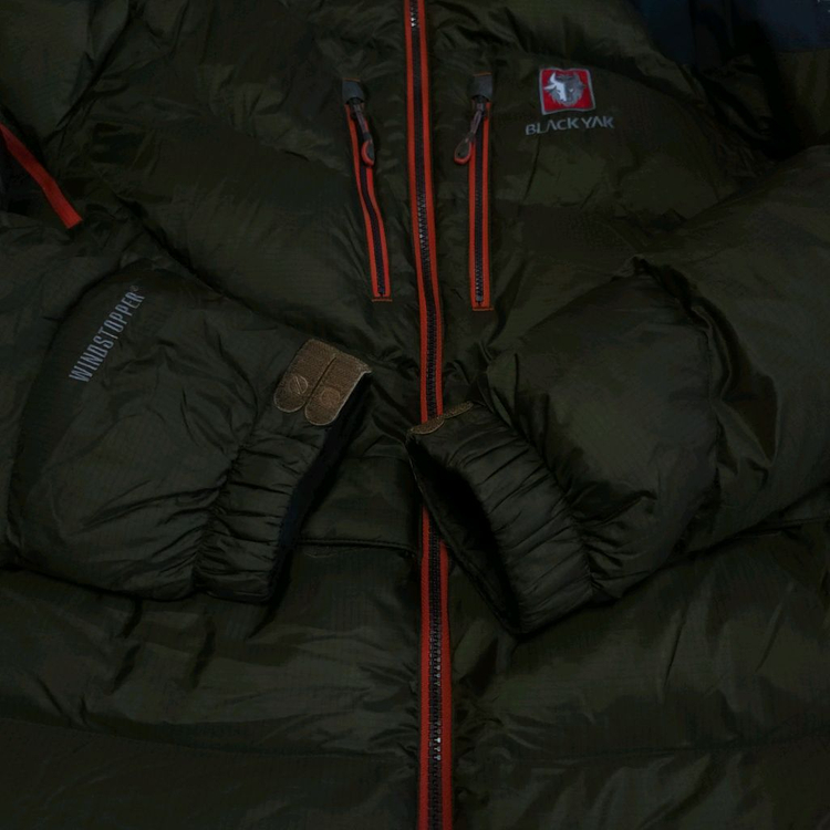 블랙야크 구스다운패딩잠바 100-105 거위턱점퍼 파카 이미지