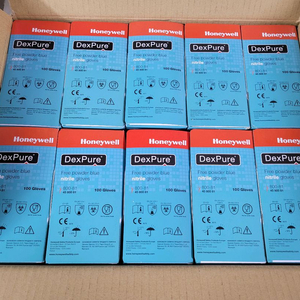 파란색 니트릴장갑 10박스 1000장(100x10) 이미지