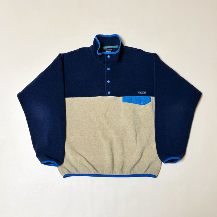 [M] 파타고니아 신칠라 플리스 후리스 블루 아이보리--0