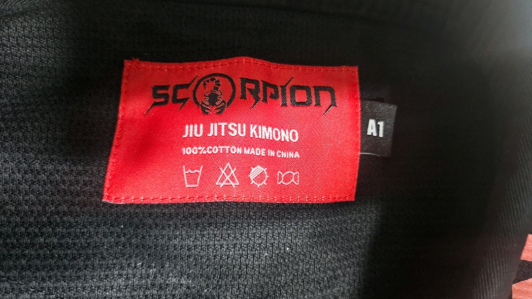 [A1]스콜피온-주짓수 도복 (블랙) 이미지