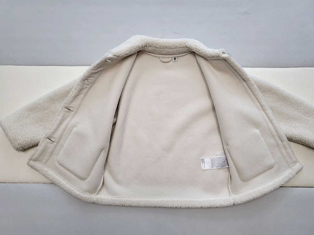 유니클로 뽀글이 자켓 120사이즈 + 목티--3