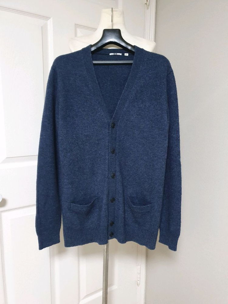 (상태좋음)남성 XL 유니클로 니트 가디건--0