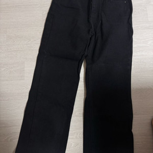 유어네임히얼 여성 블랙진 검정색바지 XL