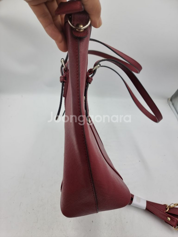 니꼴밀러 사피아노가죽 쇼퍼백--4