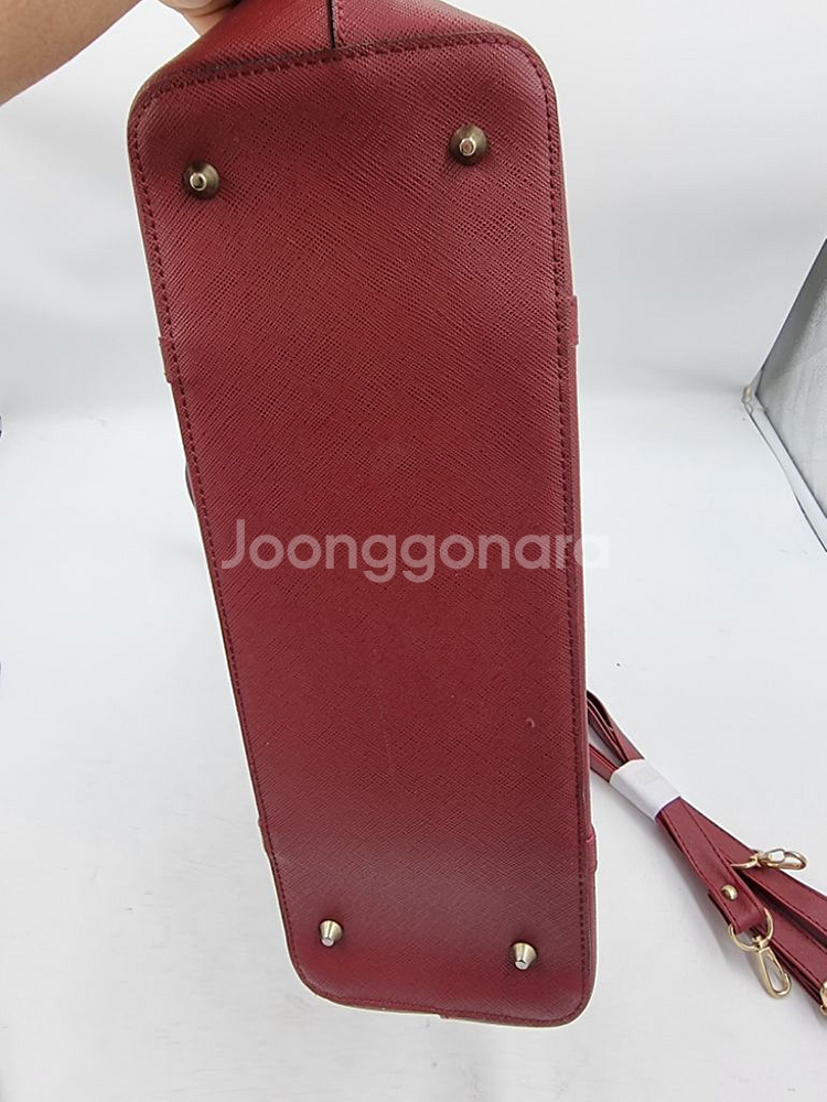 니꼴밀러 사피아노가죽 쇼퍼백--6