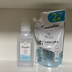 일본 란도린 섬유유연제 포함 세탁 세제 농축액 클래식 플로랄 리필 720g