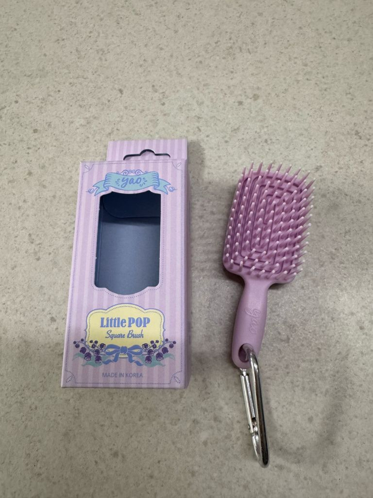 새상품)야오 리틀팝 스퀘어 브러쉬_스위트 그레이프--0