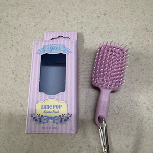 새상품)야오 리틀팝 스퀘어 브러쉬_스위트 그레이프