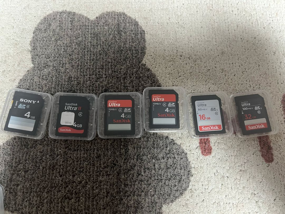 샌디스크/소니 SD카드 4GB 16GB 32GB--0