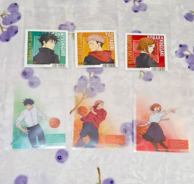 [일괄] 주술회전 애니메이트 특전 카드 엽서 유지 메구미 노바라 유메노--0