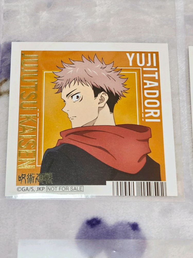 [일괄] 주술회전 애니메이트 특전 카드 엽서 유지 메구미 노바라 유메노--5