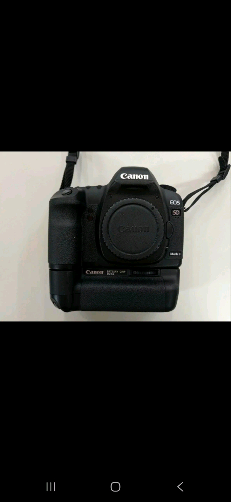 A급> 캐논 풀프레임 EOS 5D Mark II 오두막 5D mark2 세로그립 이미지