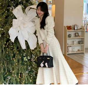 바이씨니 벨주 트위드 셋업