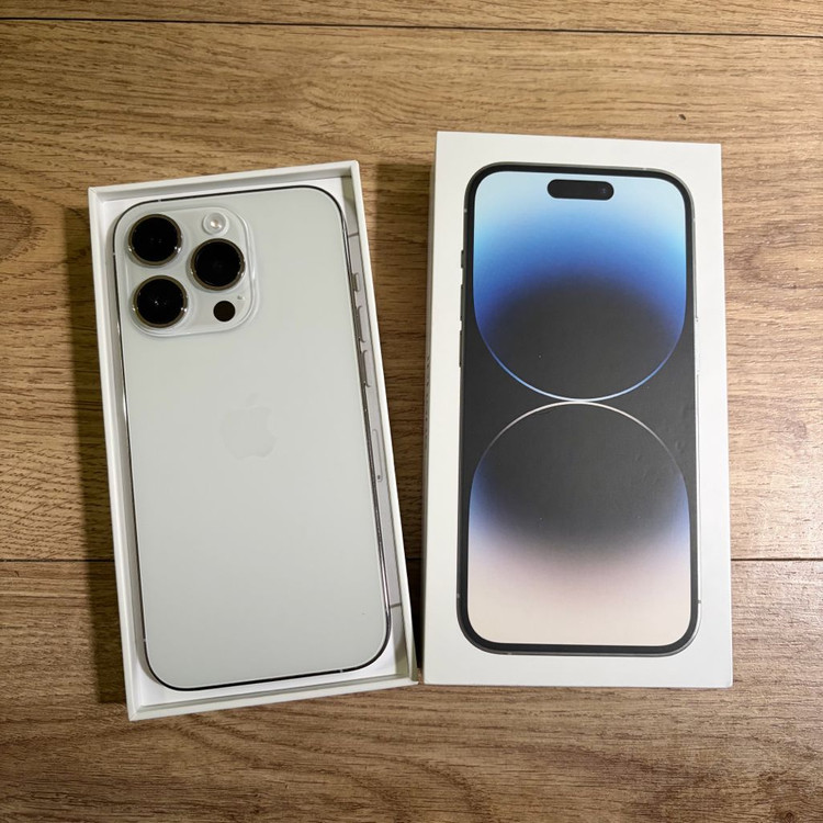 아이폰 14프로 128기가 실버--1