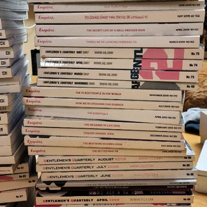 과월호 잡지 패션 잡지 GQ 아레나옴므플러스 에스콰이어 루엘 과월호 묶음 이미지